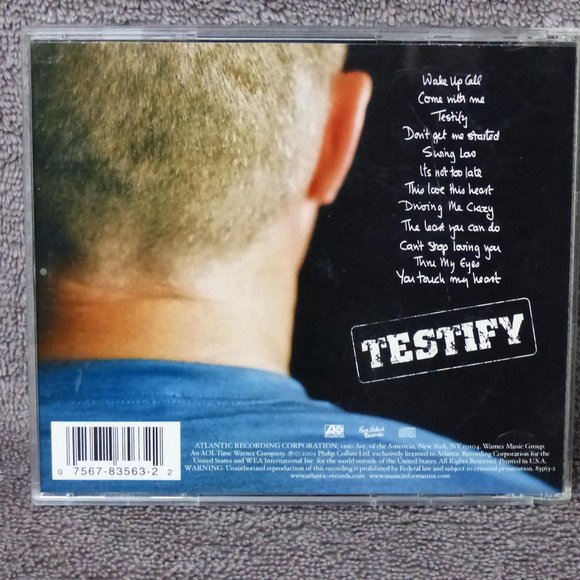 Phil Collins Testify Audio CD 2002 Atlantic Records Rock Pop - Picture 3 of 12